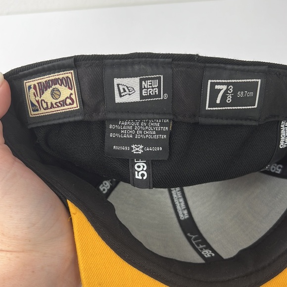 Indiana Pacers New Era Hardwood Classics 7 3/8 Baseball Cap Hat - Picture 6 of 6